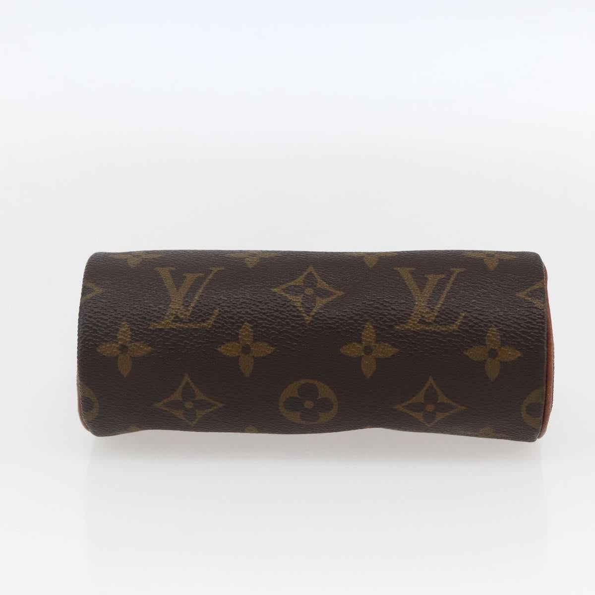 LOUIS VUITTON Monogram Papillon Pouch LV Auth BA10692