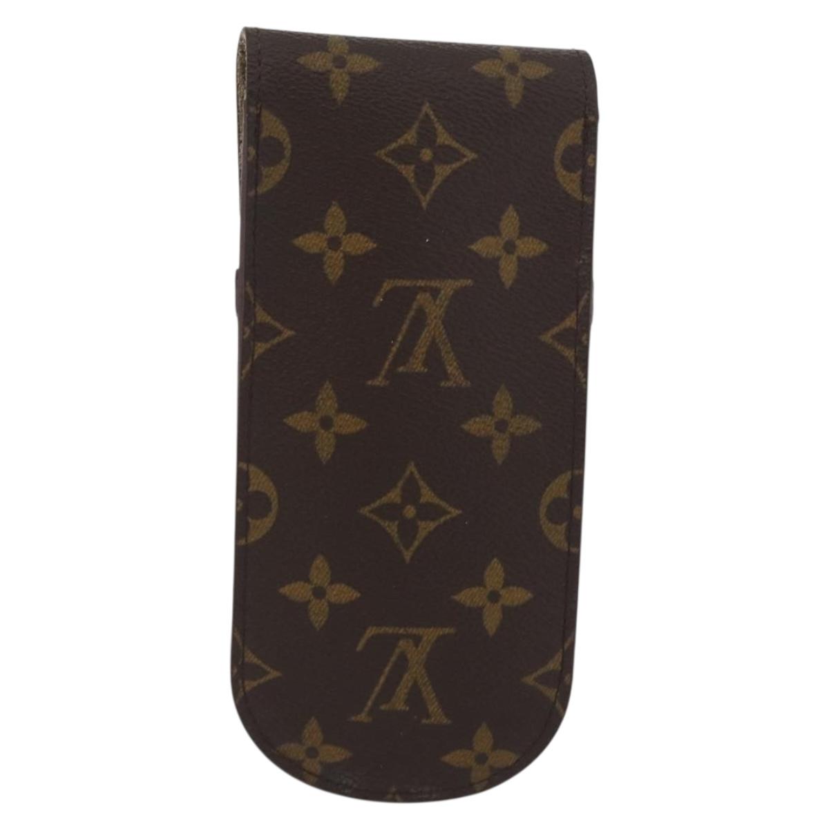 LOUIS VUITTON Monogram Etui Lunette Rabat Glasses Case M62970 LV Auth BA10693