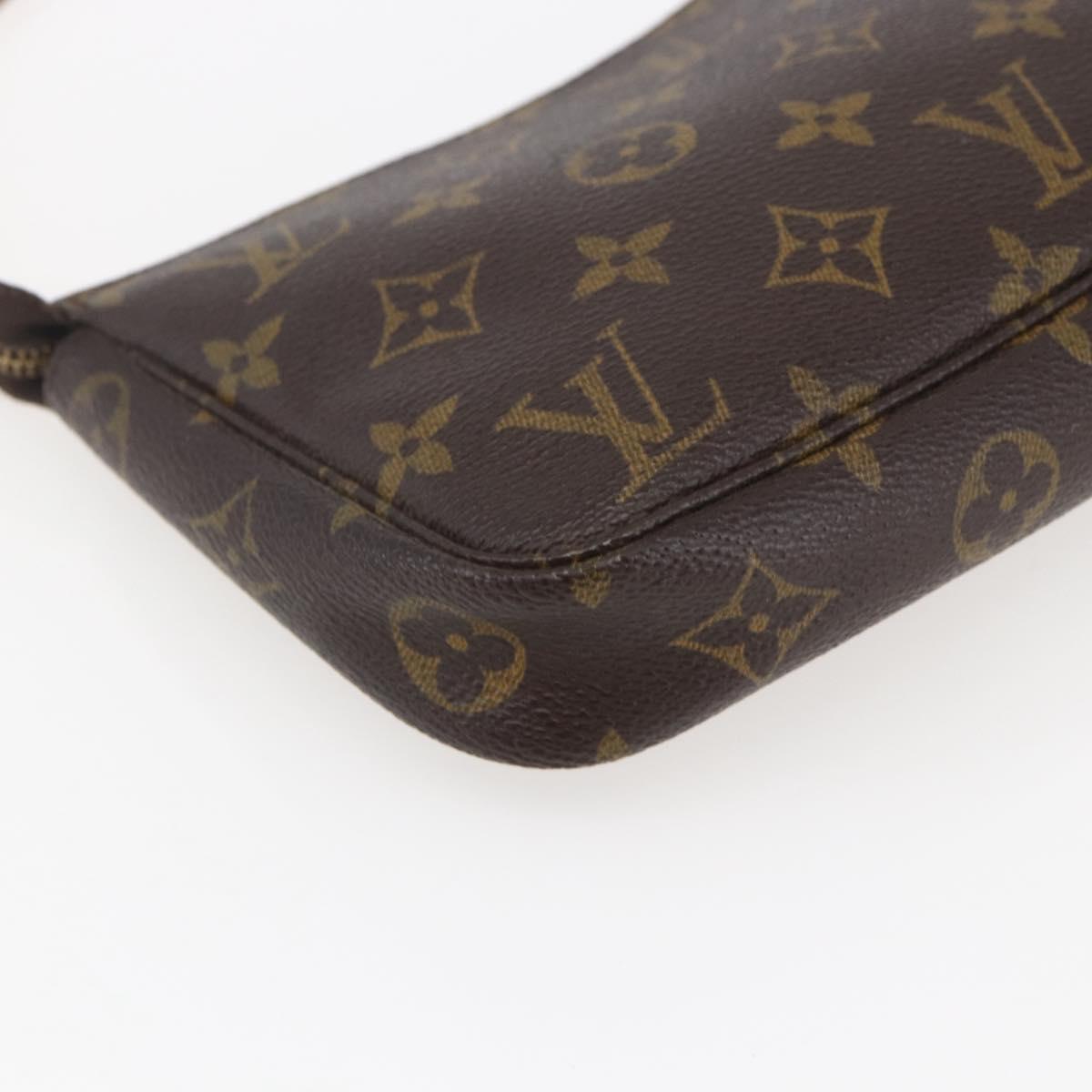 LOUIS VUITTON Monogram Pochette Accessoires Pouch M51980 LV Auth BA10695