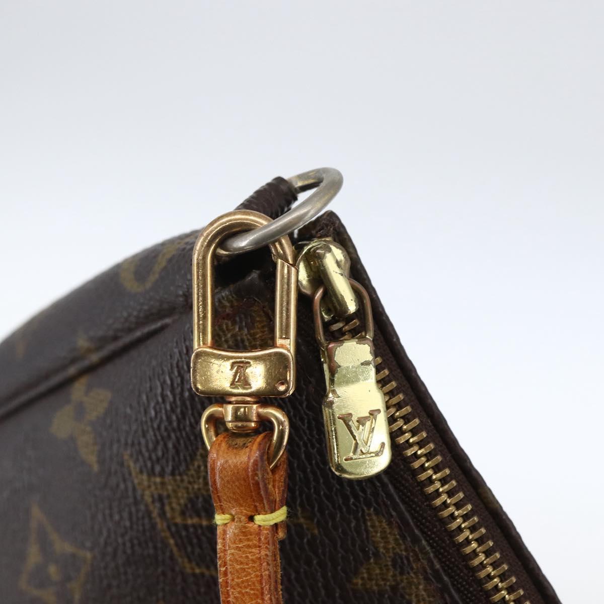 LOUIS VUITTON Monogram Pochette Accessoires Pouch M51980 LV Auth BA10695