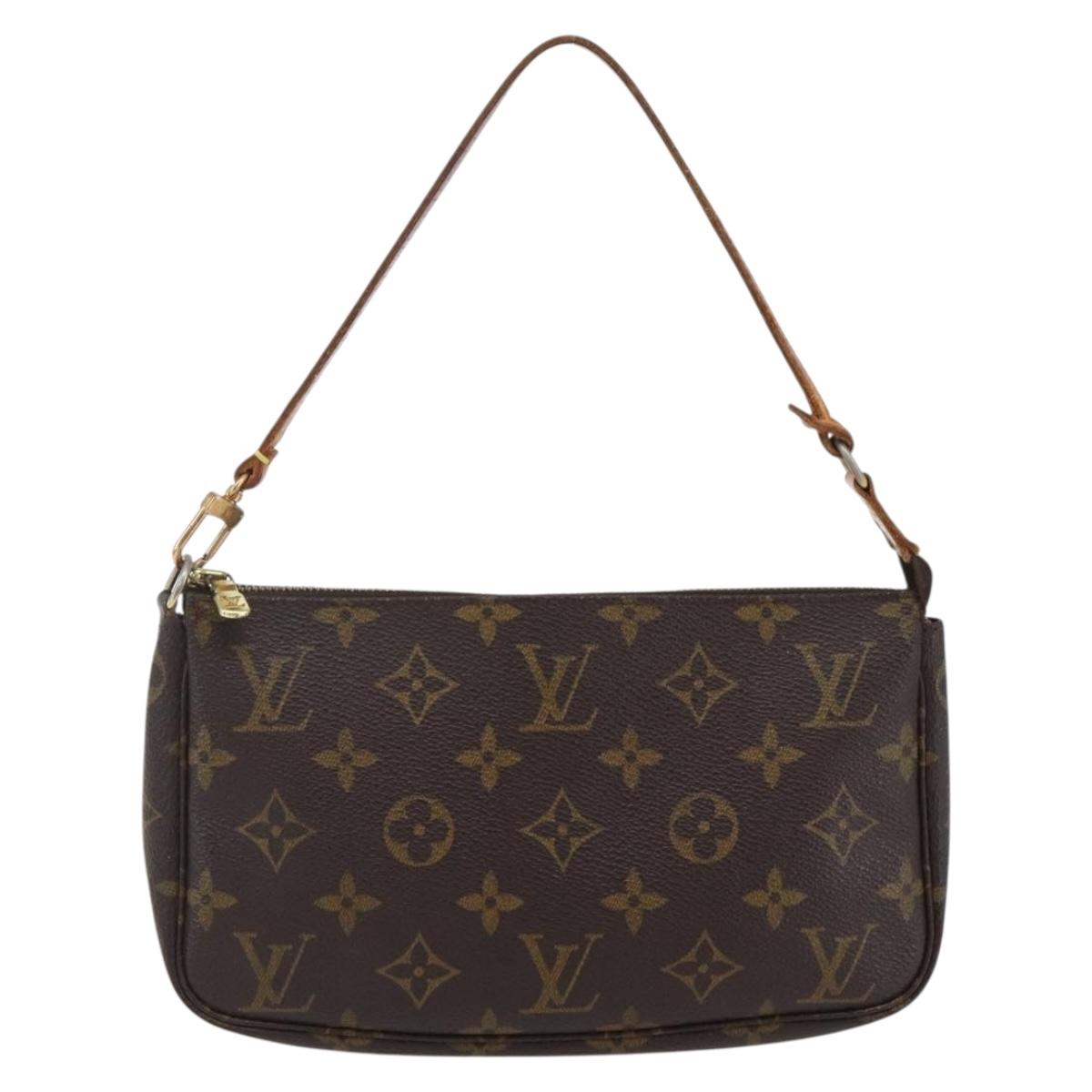 LOUIS VUITTON Monogram Pochette Accessoires Pouch M51980 LV Auth BA10695