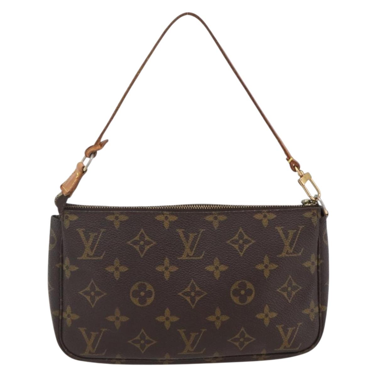 LOUIS VUITTON Monogram Pochette Accessoires Pouch M51980 LV Auth BA10695