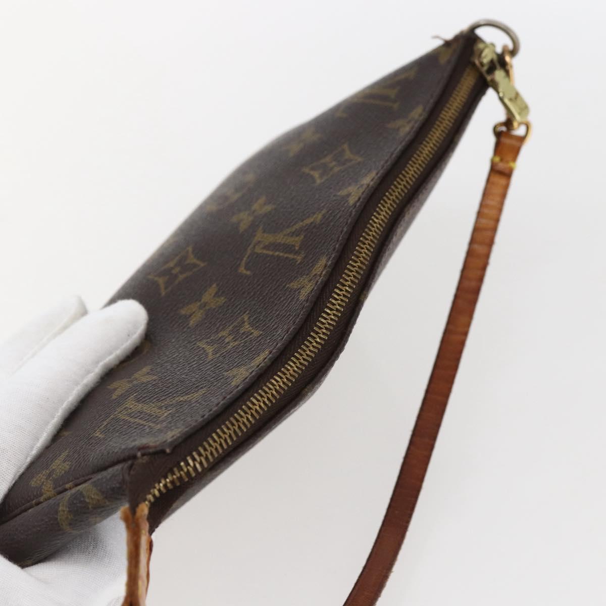 LOUIS VUITTON Monogram Pochette Accessoires Pouch M51980 LV Auth BA10695