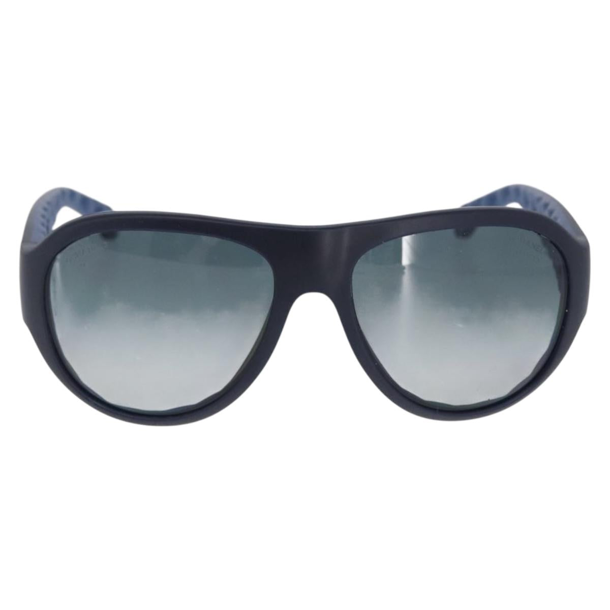 CHANEL Sunglasses plastic Blue CC Auth BA10703