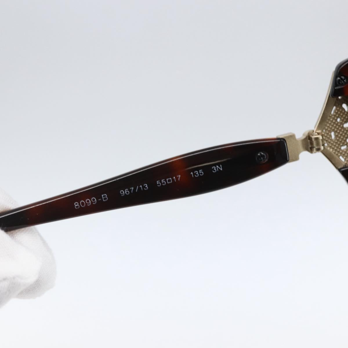 BVLGARI Sunglasses plastic Brown Auth BA10724