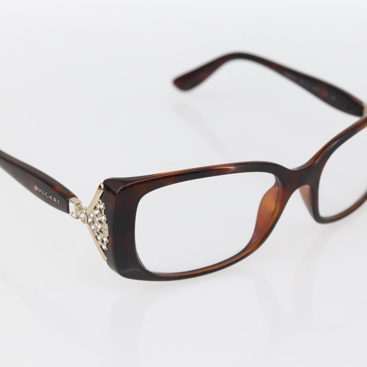 BVLGARI Sunglasses plastic Brown Auth BA10724
