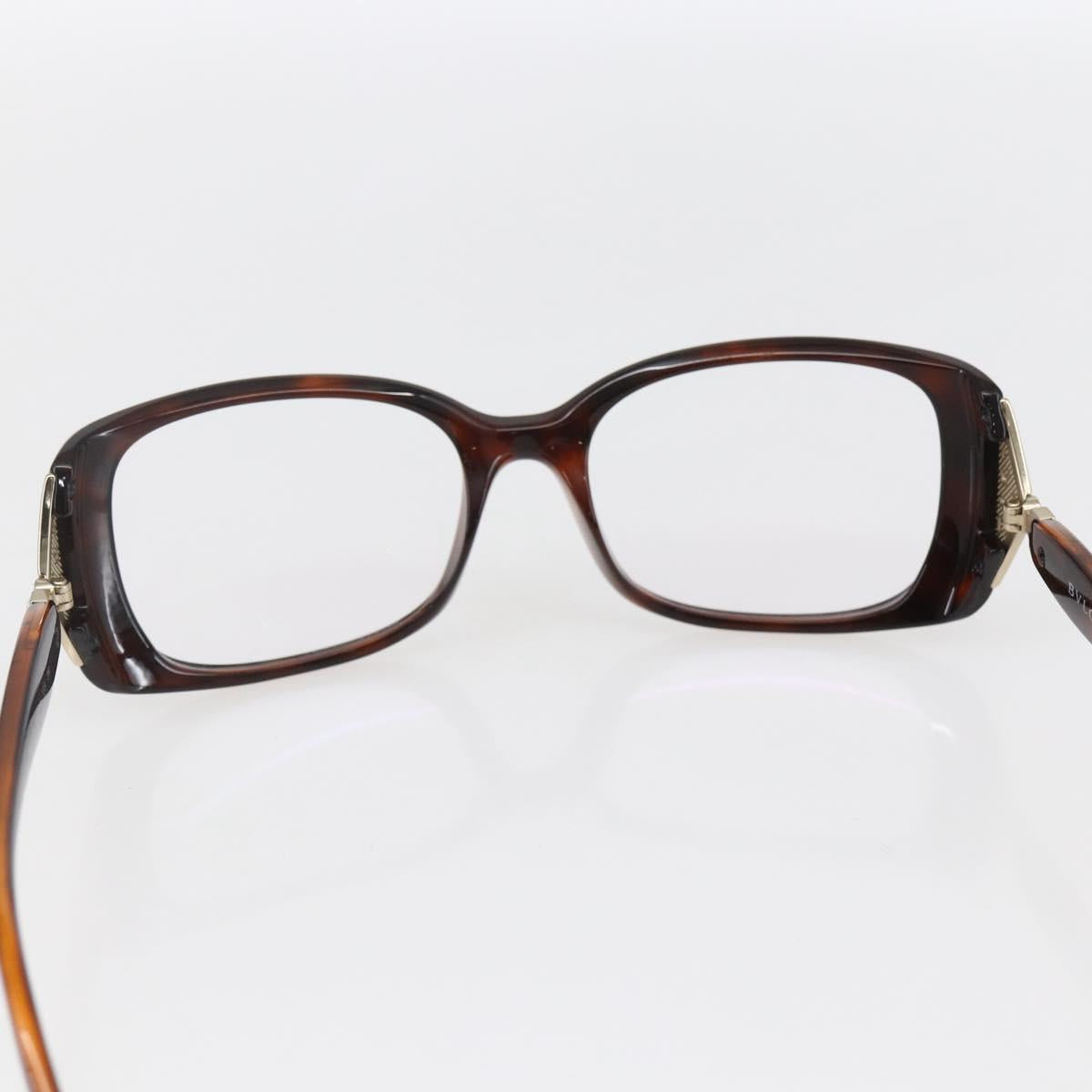 BVLGARI Sunglasses plastic Brown Auth BA10724