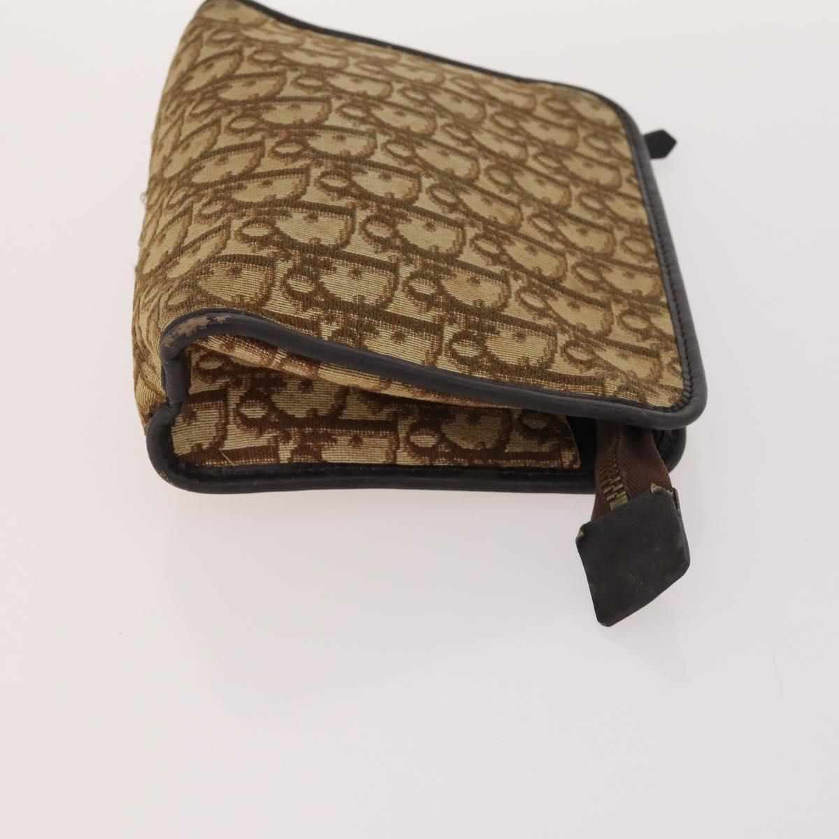 Christian Dior Celine Macadam Canvas Trotter Canvas Bag 3 Set Brown Auth BA10732