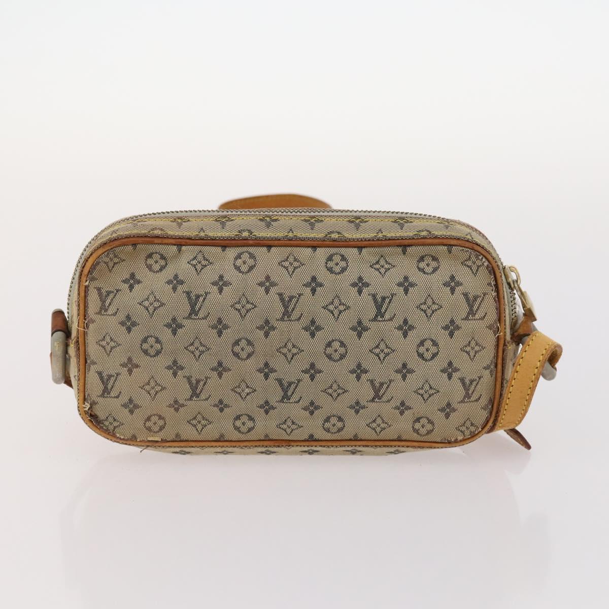 LOUIS VUITTON Monogram Mini Epi Shoulder Bag 2 Set Blue Black LV Auth BA10733