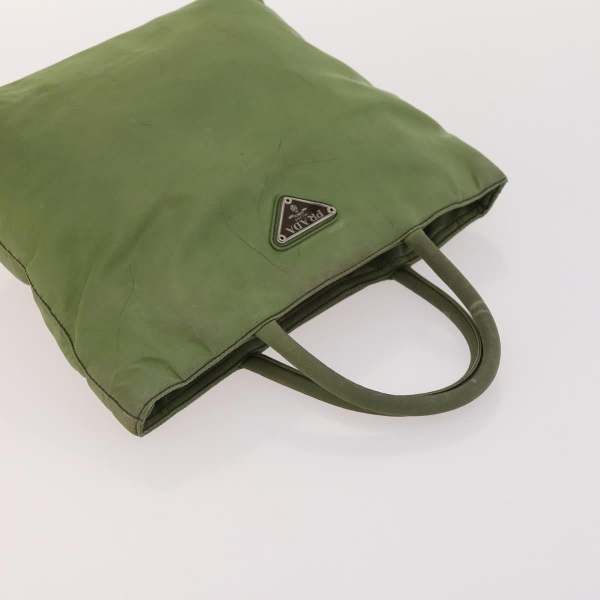 PRADA Shoulder Bag Nylon Velour 3 Set Brown Beige Green Auth BA10734