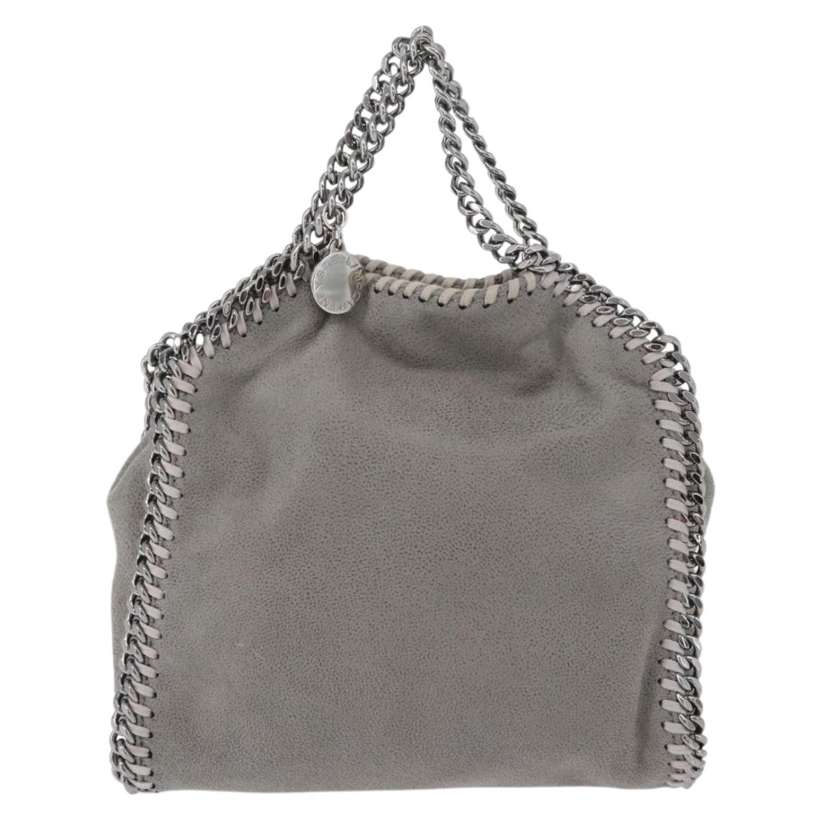 Stella MacCartney Chain Falabella Tiny Bag polyester 2way Gray Auth BA10736