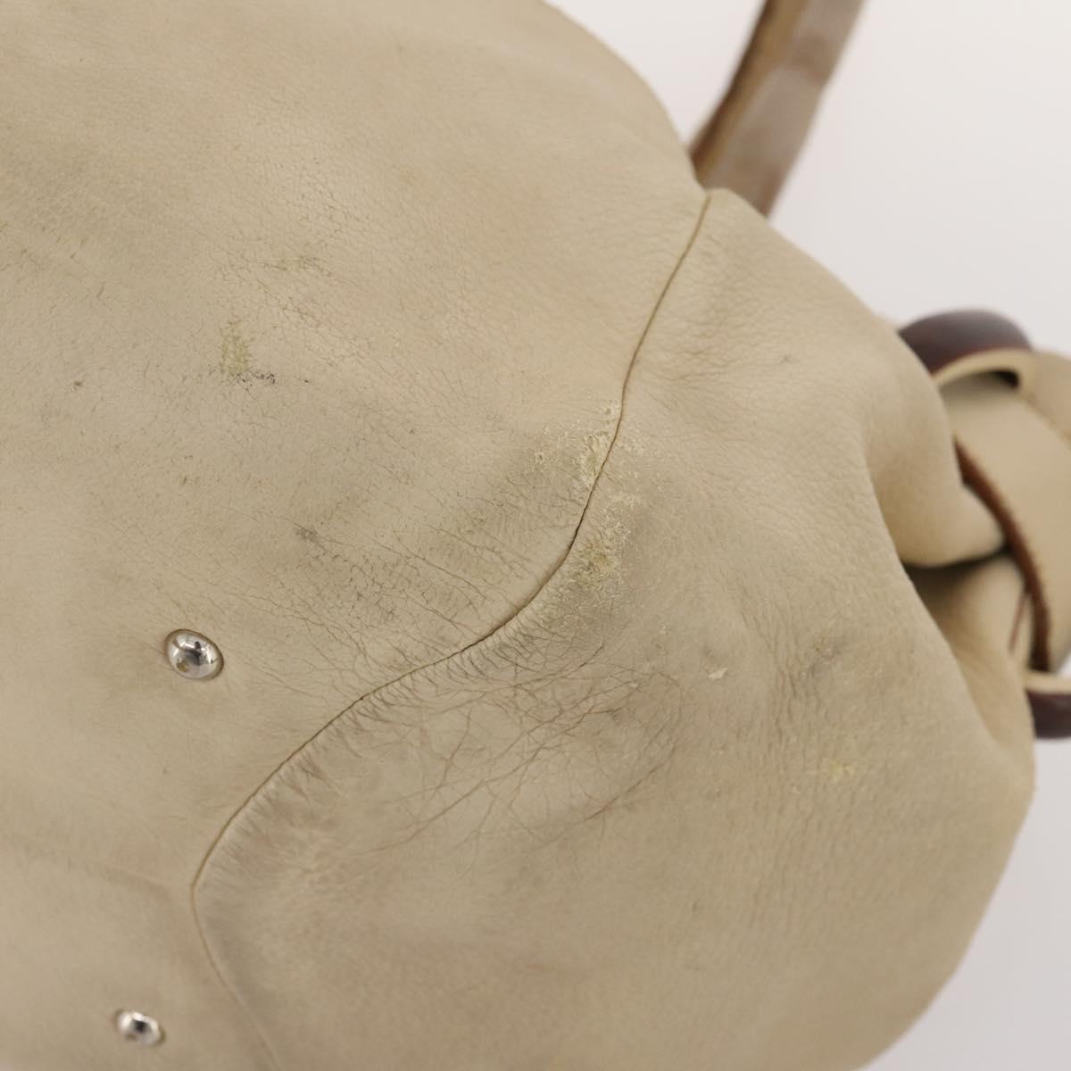 Salvatore Ferragamo Shoulder Bag Leather 2 Set Pink Beige Auth BA10738