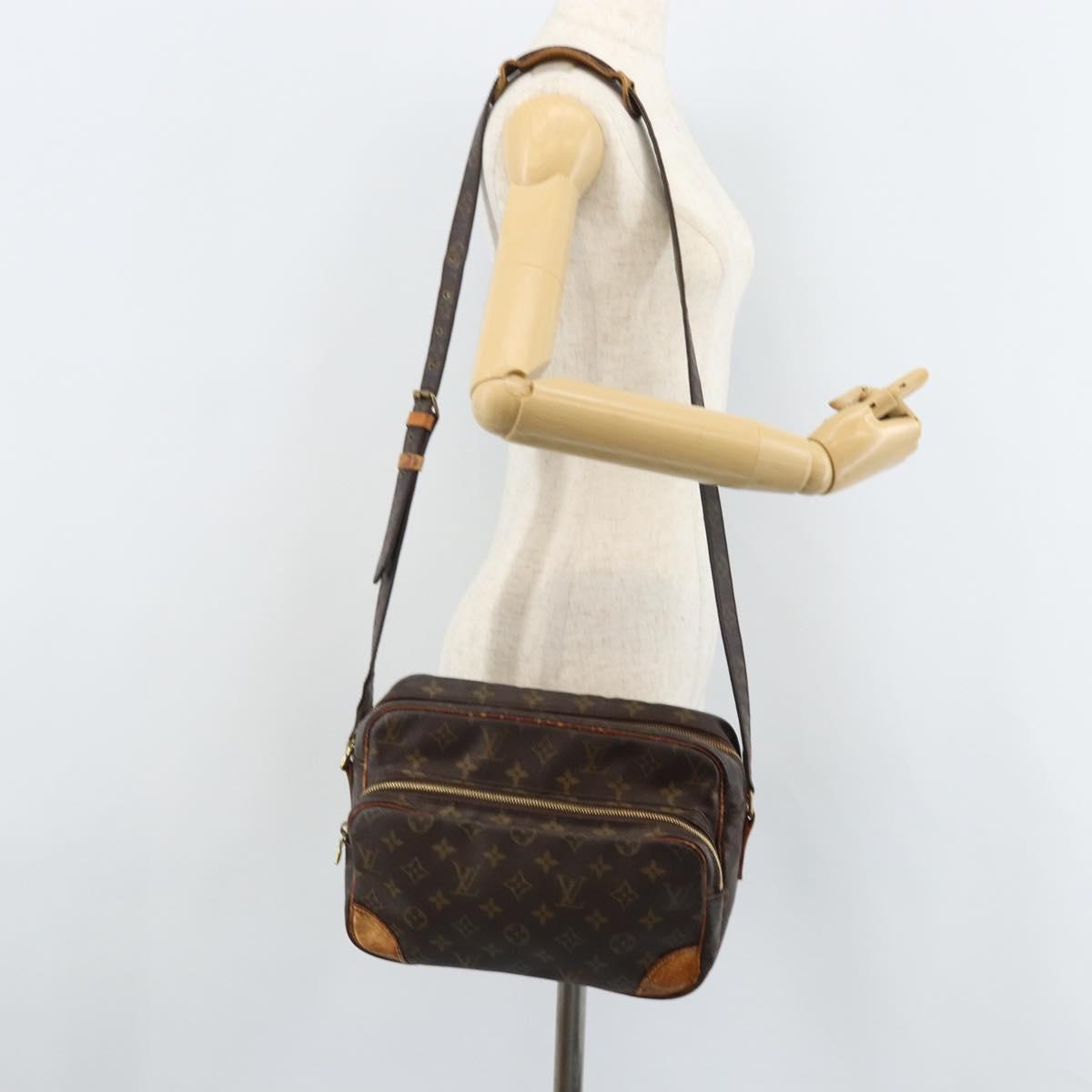 LOUIS VUITTON Monogram Nile Shoulder Bag M45244 LV Auth BA10739
