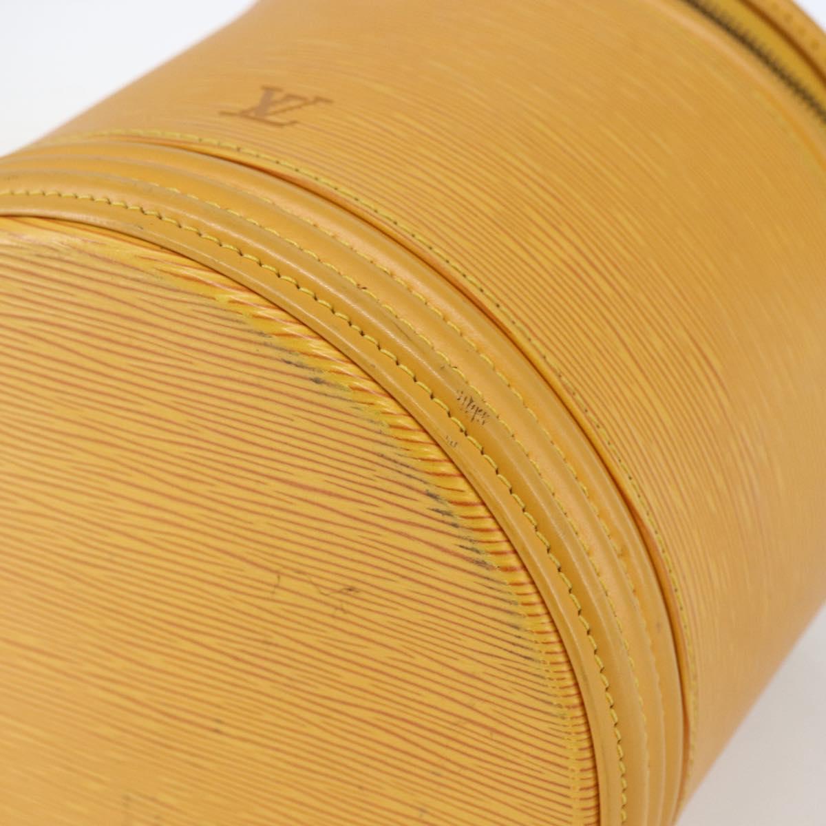 LOUIS VUITTON Epi Cannes Hand Bag Yellow M48039 LV Auth BA10743