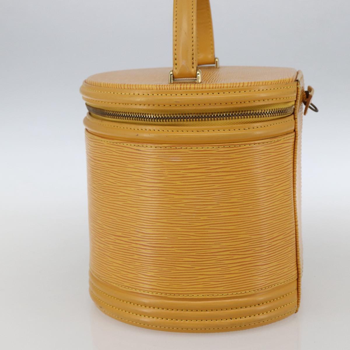 LOUIS VUITTON Epi Cannes Hand Bag Yellow M48039 LV Auth BA10743