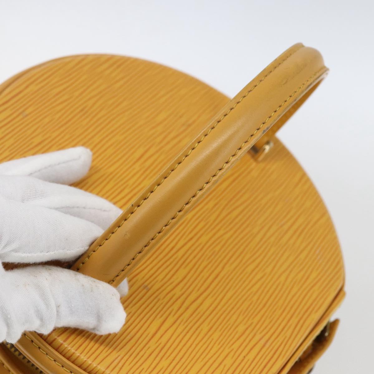 LOUIS VUITTON Epi Cannes Hand Bag Yellow M48039 LV Auth BA10743