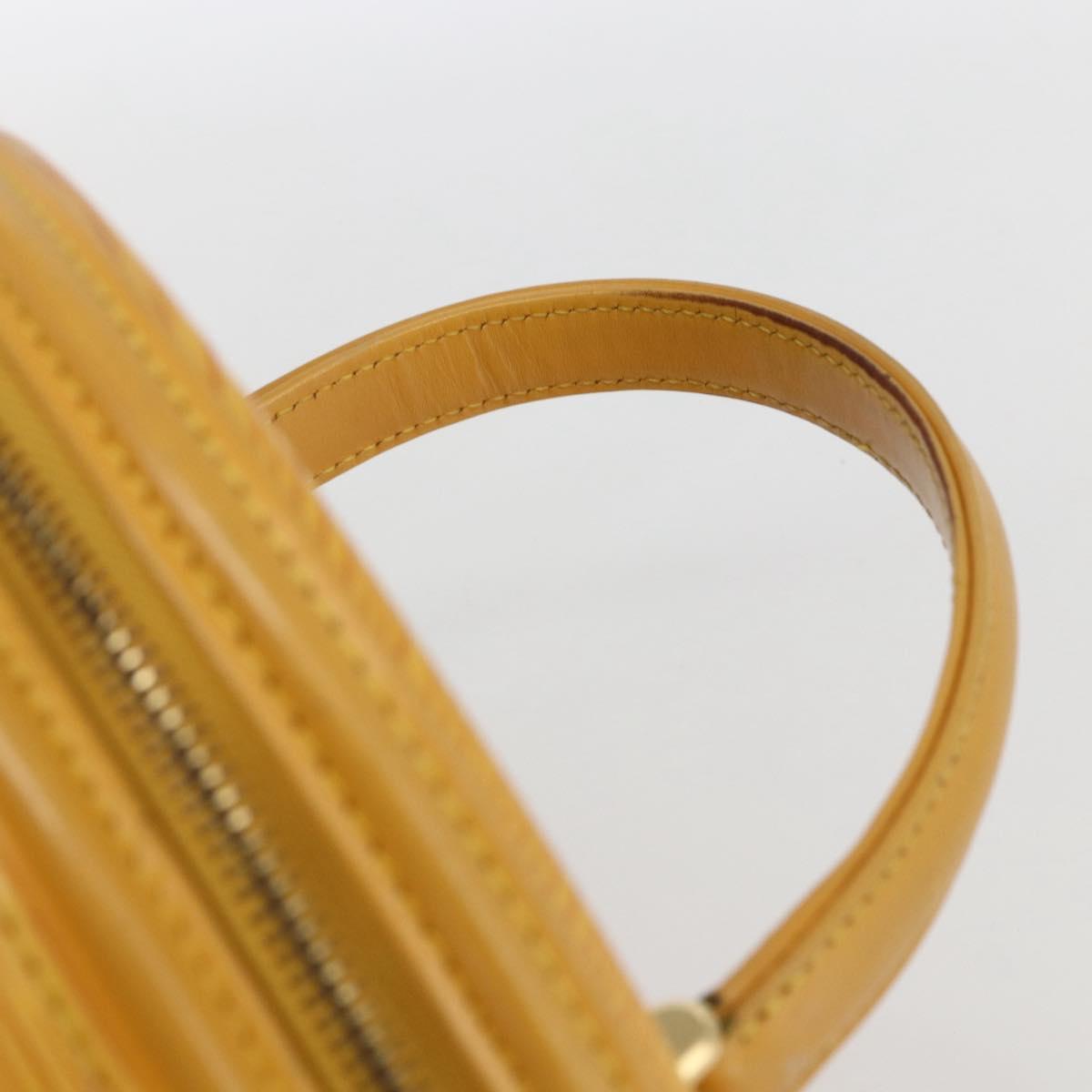 LOUIS VUITTON Epi Cannes Hand Bag Yellow M48039 LV Auth BA10743