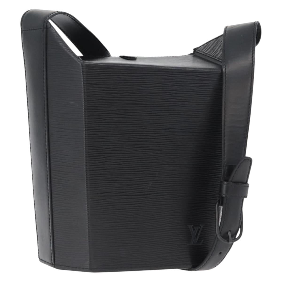 LOUIS VUITTON Epi Sax Shoulder Bag Black M80161 LV Auth BA10769