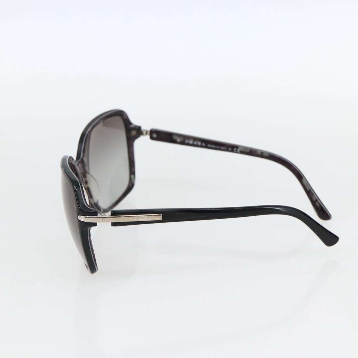 PRADA Sunglasses plastic Black SPR18M Auth BA10788