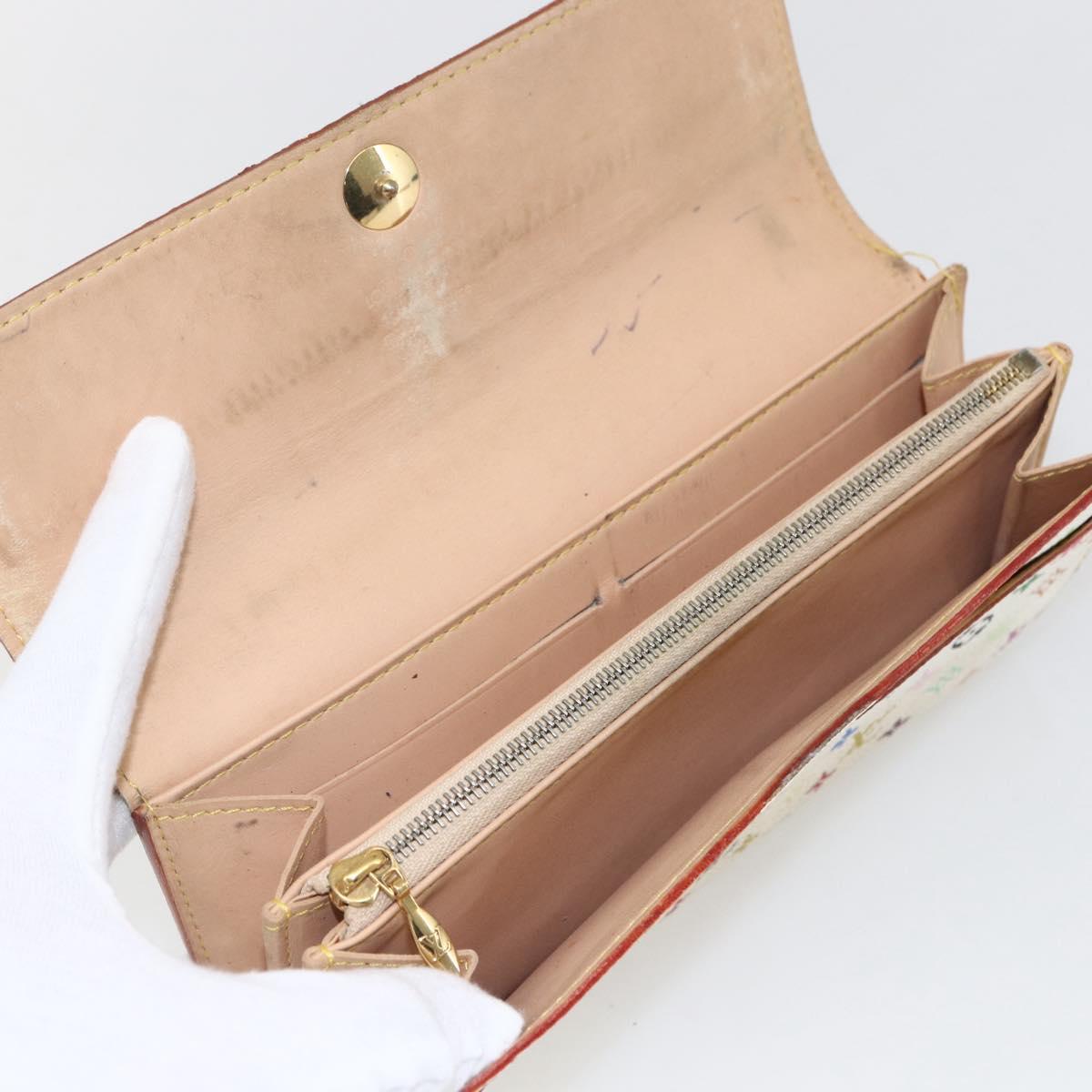 LOUIS VUITTON Monogram Multicolor Portefeuille Sarah Wallet M93532 Auth BA10789