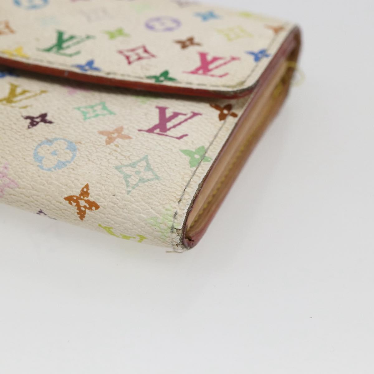 LOUIS VUITTON Monogram Multicolor Portefeuille Sarah Wallet M93532 Auth BA10789