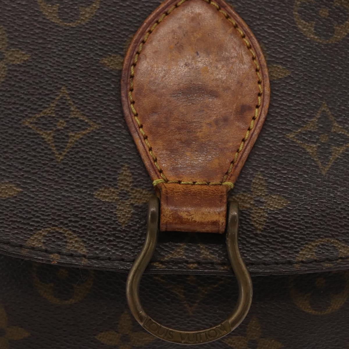 LOUIS VUITTON Monogram Saint Cloud GM Shoulder Bag M51242 LV Auth BA10795
