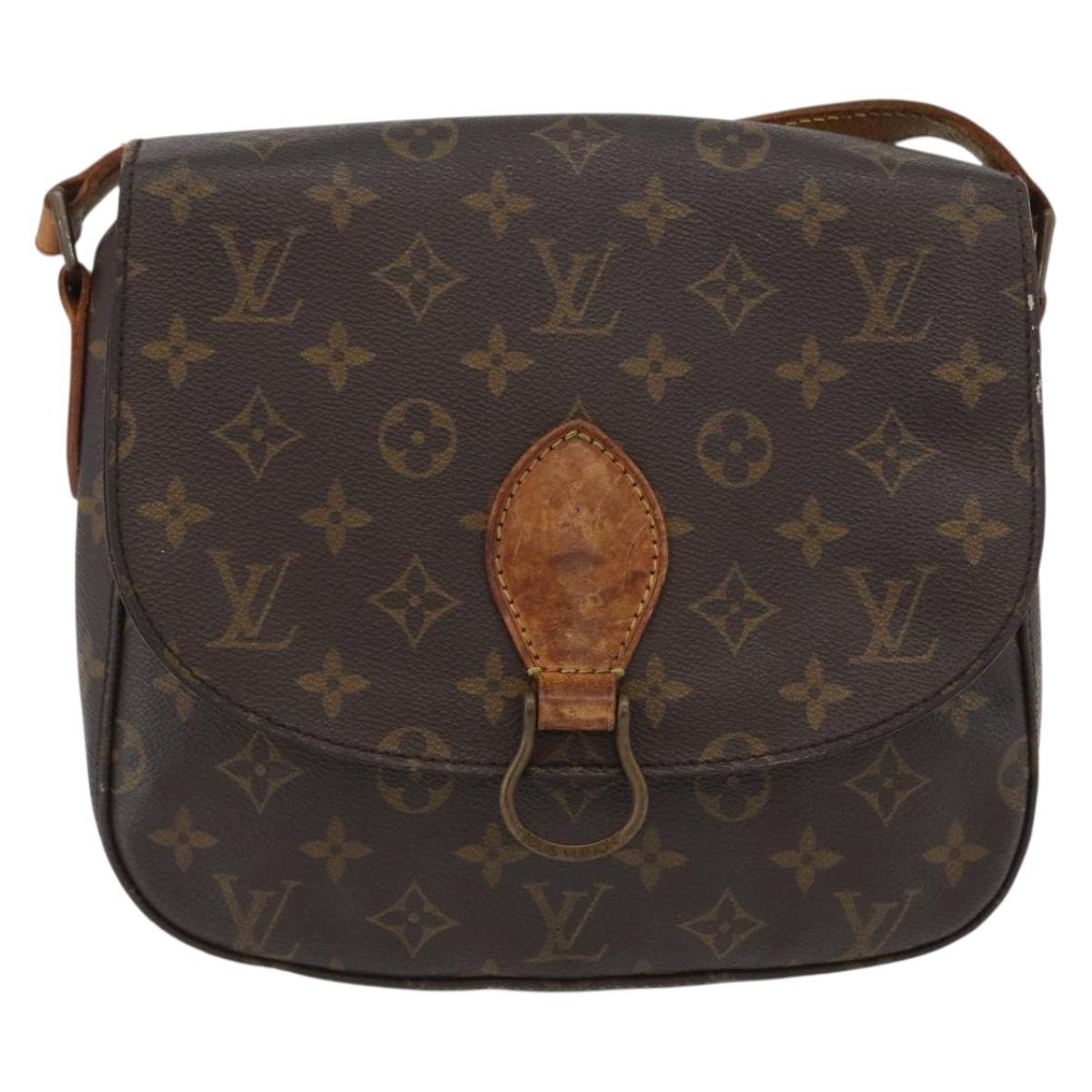 LOUIS VUITTON Monogram Saint Cloud GM Shoulder Bag M51242 LV Auth BA10795
