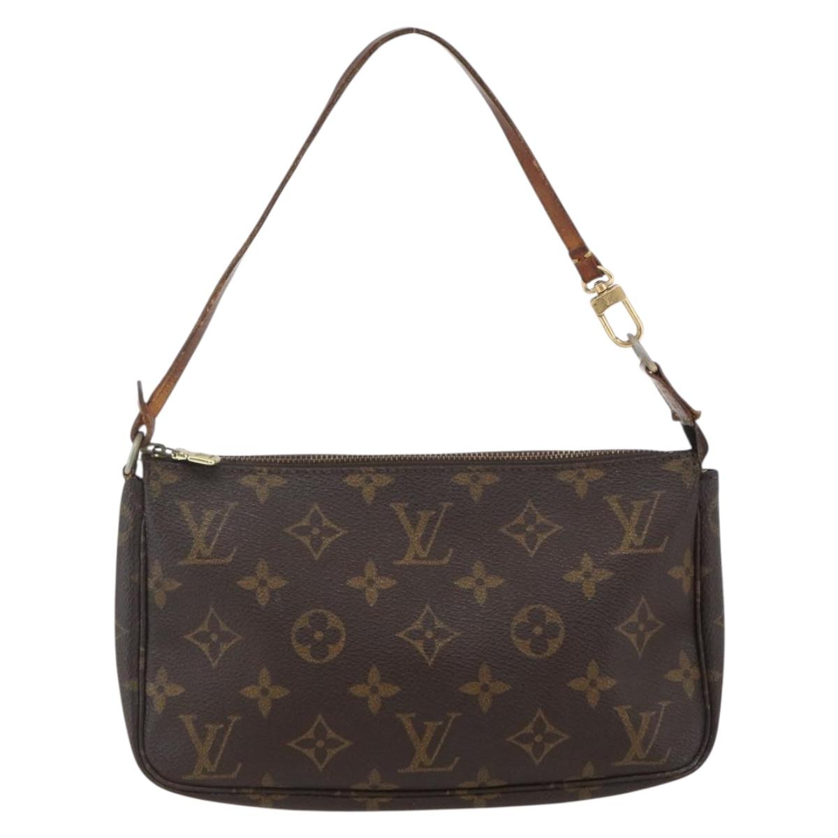 LOUIS VUITTON Monogram Pochette Accessoires Pouch M51980 LV Auth BA10797