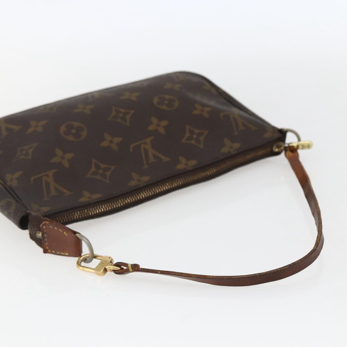 LOUIS VUITTON Monogram Pochette Accessoires Pouch M51980 LV Auth BA10797
