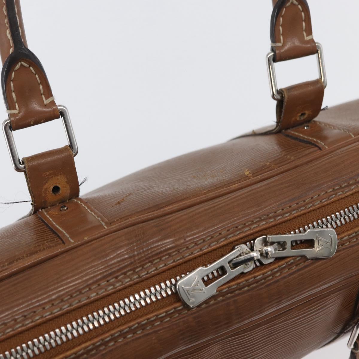 LOUIS VUITTON Epi Porte Documents Voyage Business Bag Brown M54478 Auth BA10800