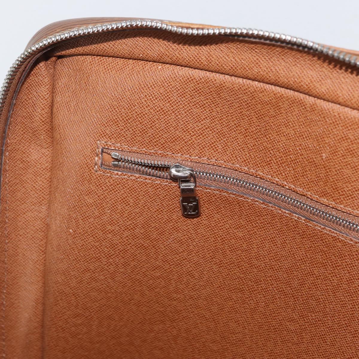 LOUIS VUITTON Epi Porte Documents Voyage Business Bag Brown M54478 Auth BA10800