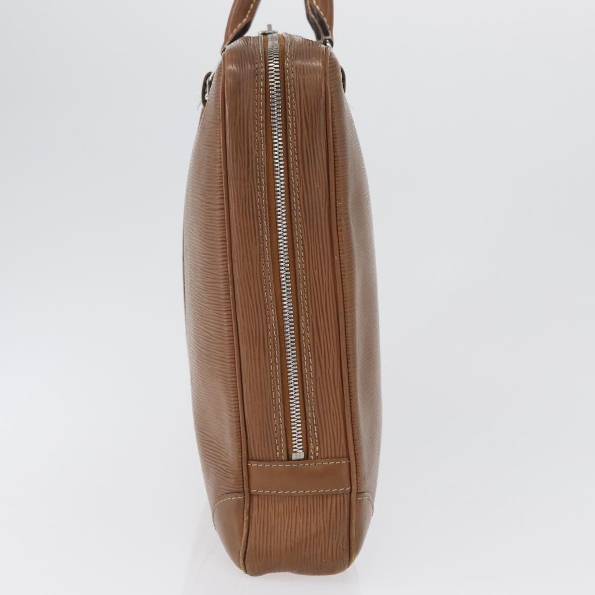 LOUIS VUITTON Epi Porte Documents Voyage Business Bag Brown M54478 Auth BA10800