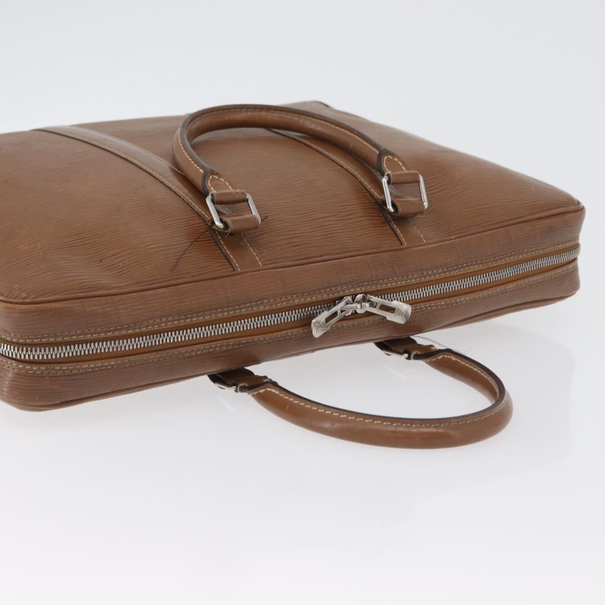 LOUIS VUITTON Epi Porte Documents Voyage Business Bag Brown M54478 Auth BA10800