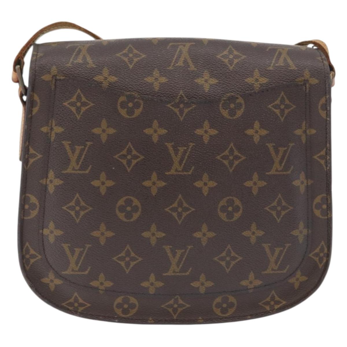 LOUIS VUITTON Monogram Saint Cloud GM Shoulder Bag M51242 LV Auth BA10803