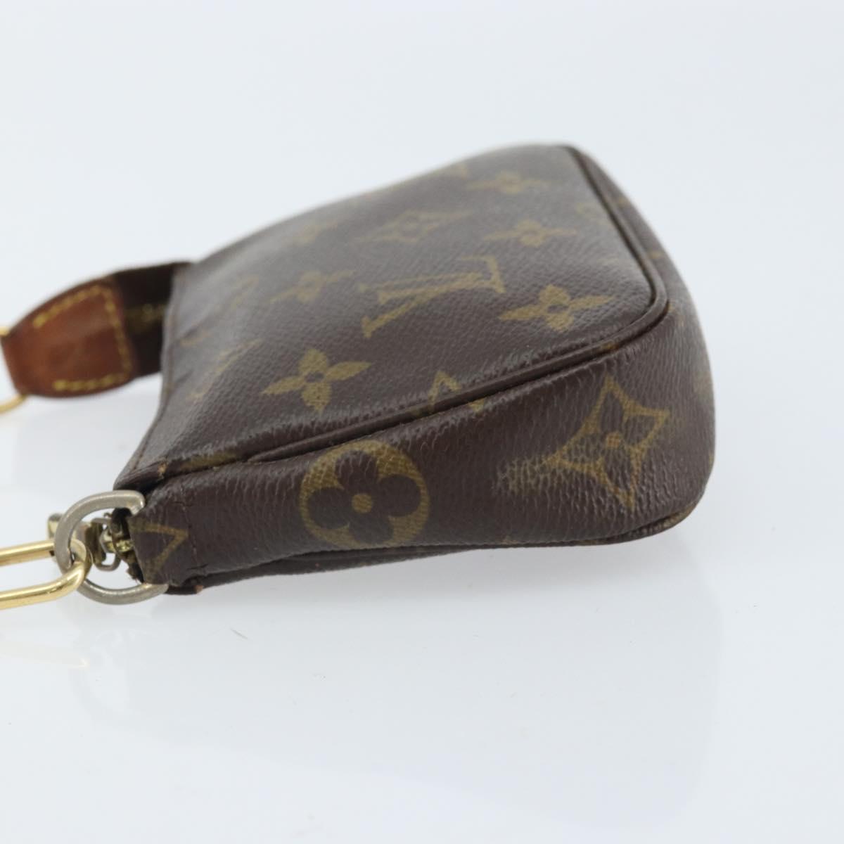 LOUIS VUITTON Monogram Mini Pochette Accessoires Pouch M58009 LV Auth BA10804