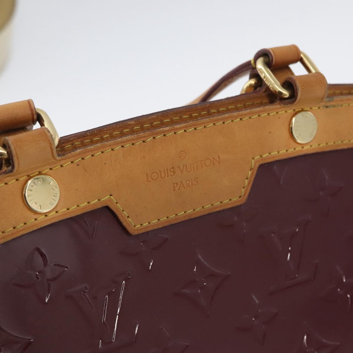 LOUIS VUITTON Monogram Vernis Blair MM Bag 2way amethyst M90106 LV Auth BA10814