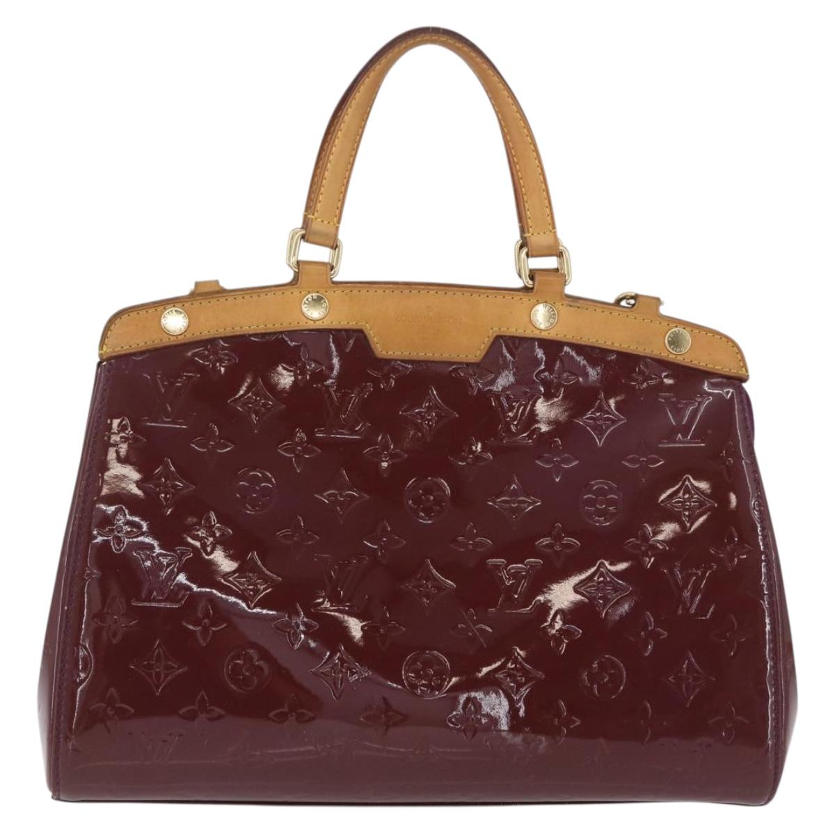 LOUIS VUITTON Monogram Vernis Blair MM Bag 2way amethyst M90106 LV Auth BA10814