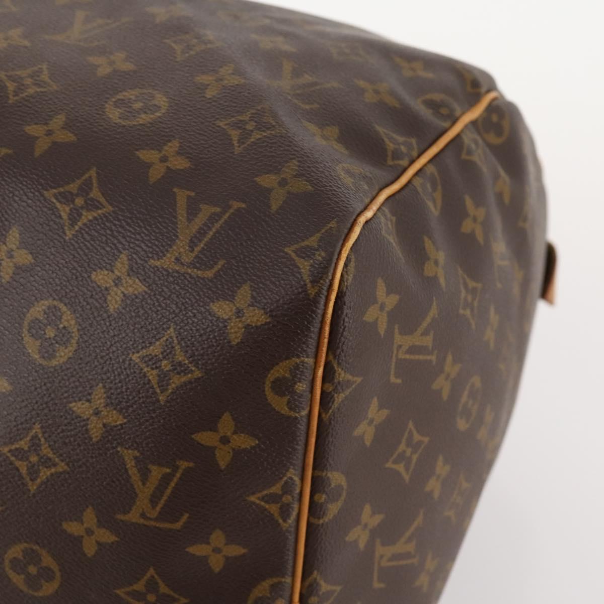 LOUIS VUITTON Monogram Keepall 55 Boston Bag M41424 LV Auth BA10817