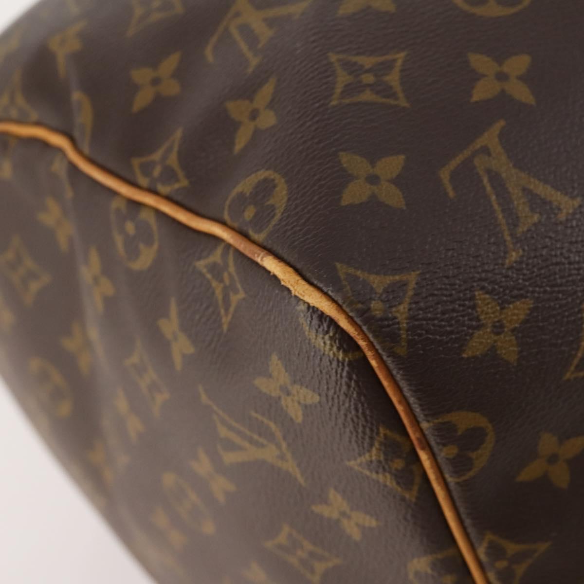 LOUIS VUITTON Monogram Keepall 55 Boston Bag M41424 LV Auth BA10817