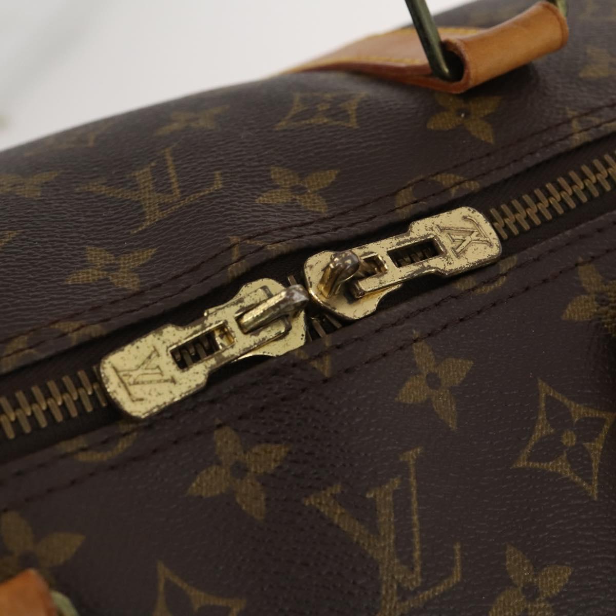 LOUIS VUITTON Monogram Keepall Bandouliere 60 Boston Bag M41412 LV Auth BA10818