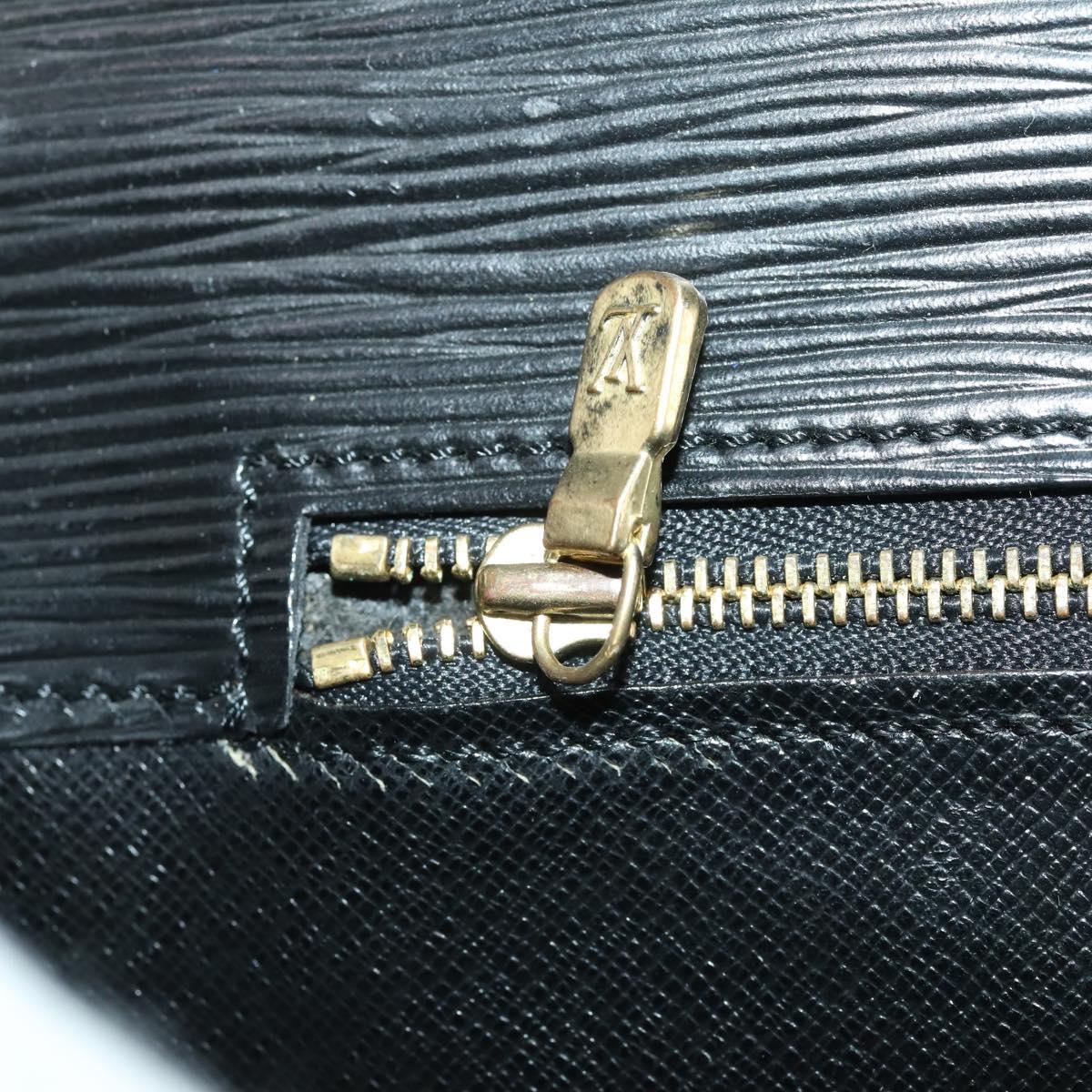 LOUIS VUITTON Epi Serviette Conseiller Briefcase Black M54422 LV Auth BA10821