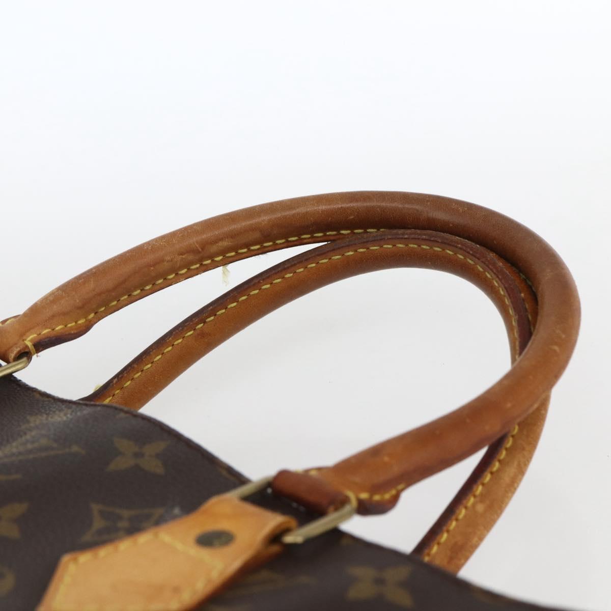 LOUIS VUITTON Monogram Sac Plat Hand Bag M51140 LV Auth BA10825