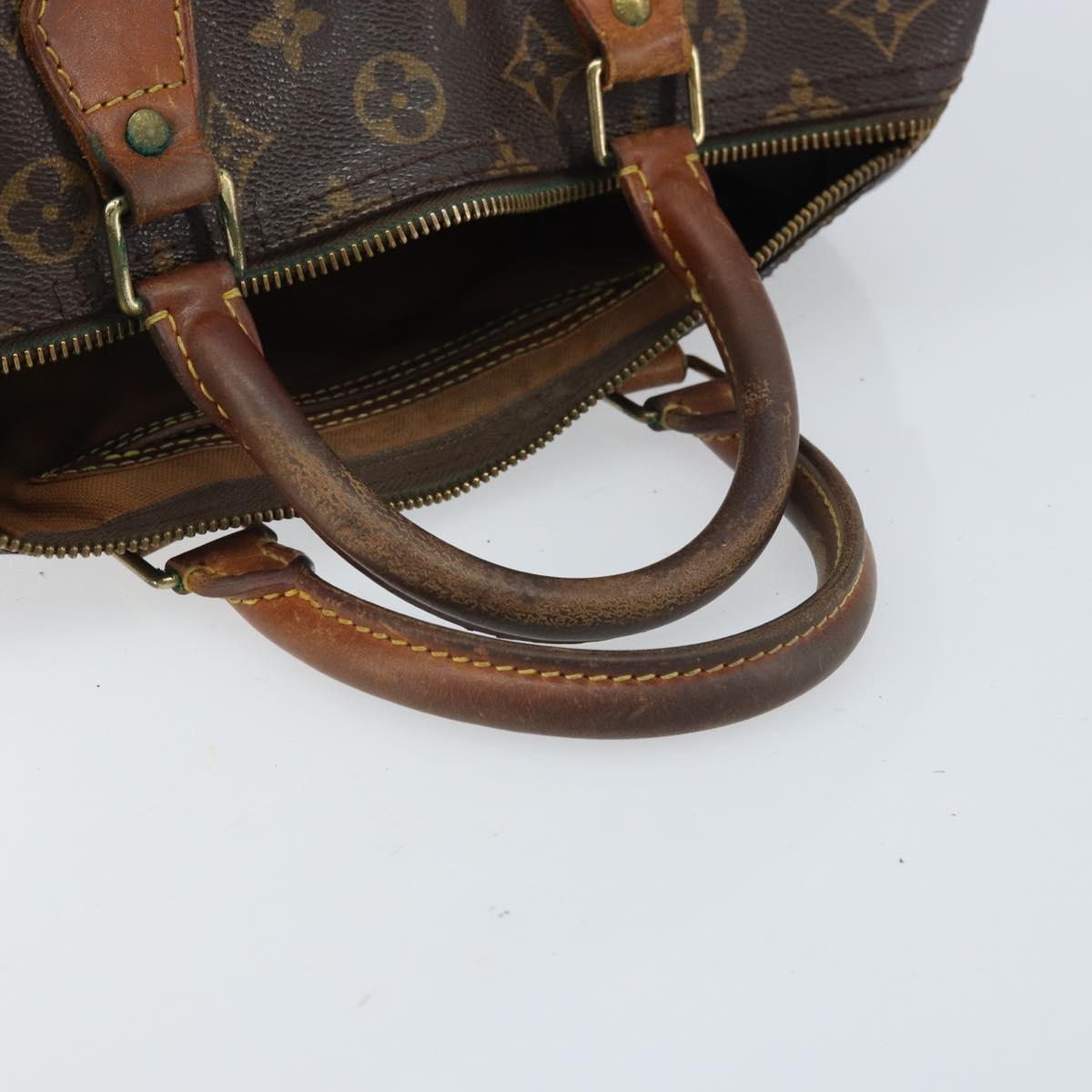 LOUIS VUITTON Monogram Speedy 30 Hand Bag M41526 LV Auth BA10831