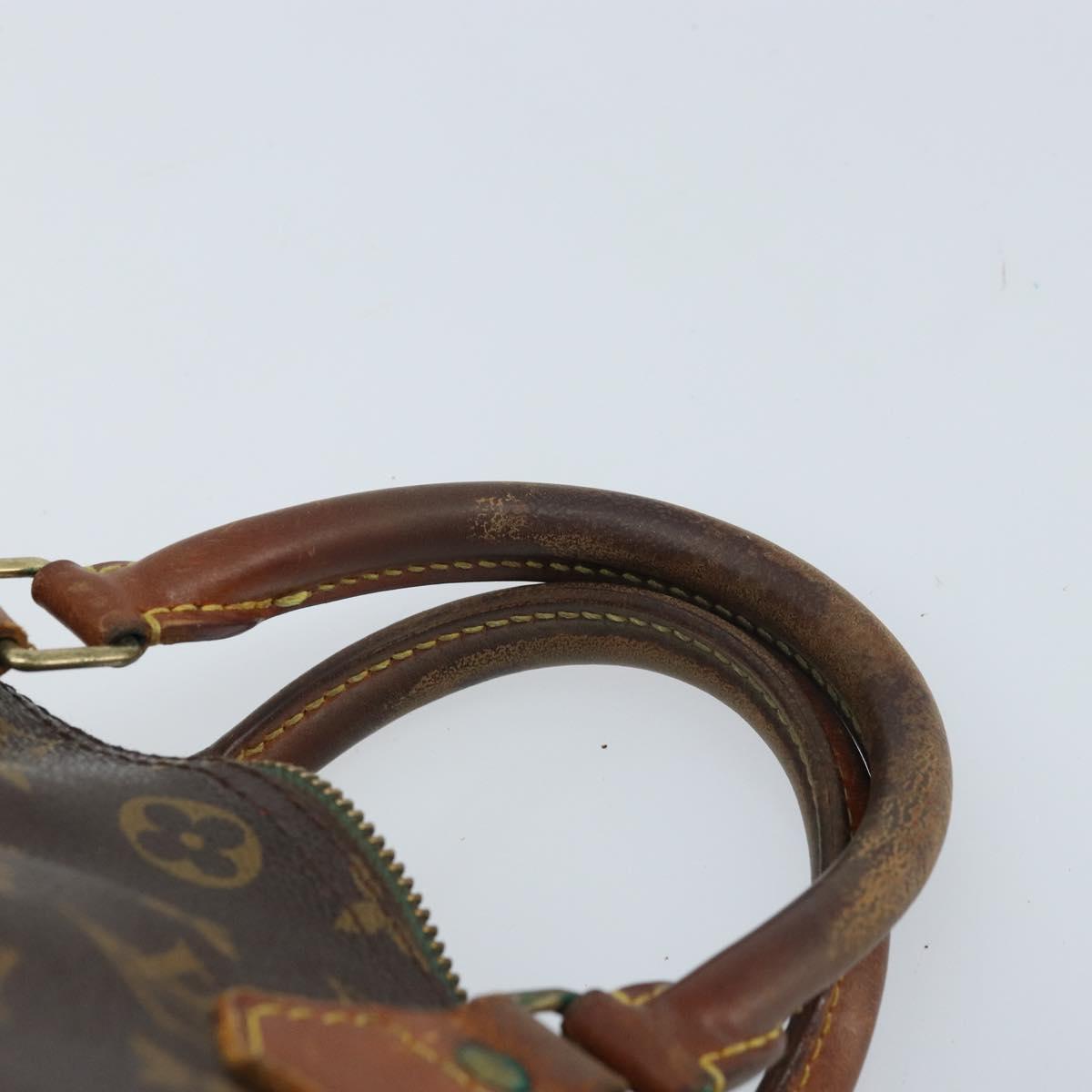 LOUIS VUITTON Monogram Speedy 30 Hand Bag M41526 LV Auth BA10831