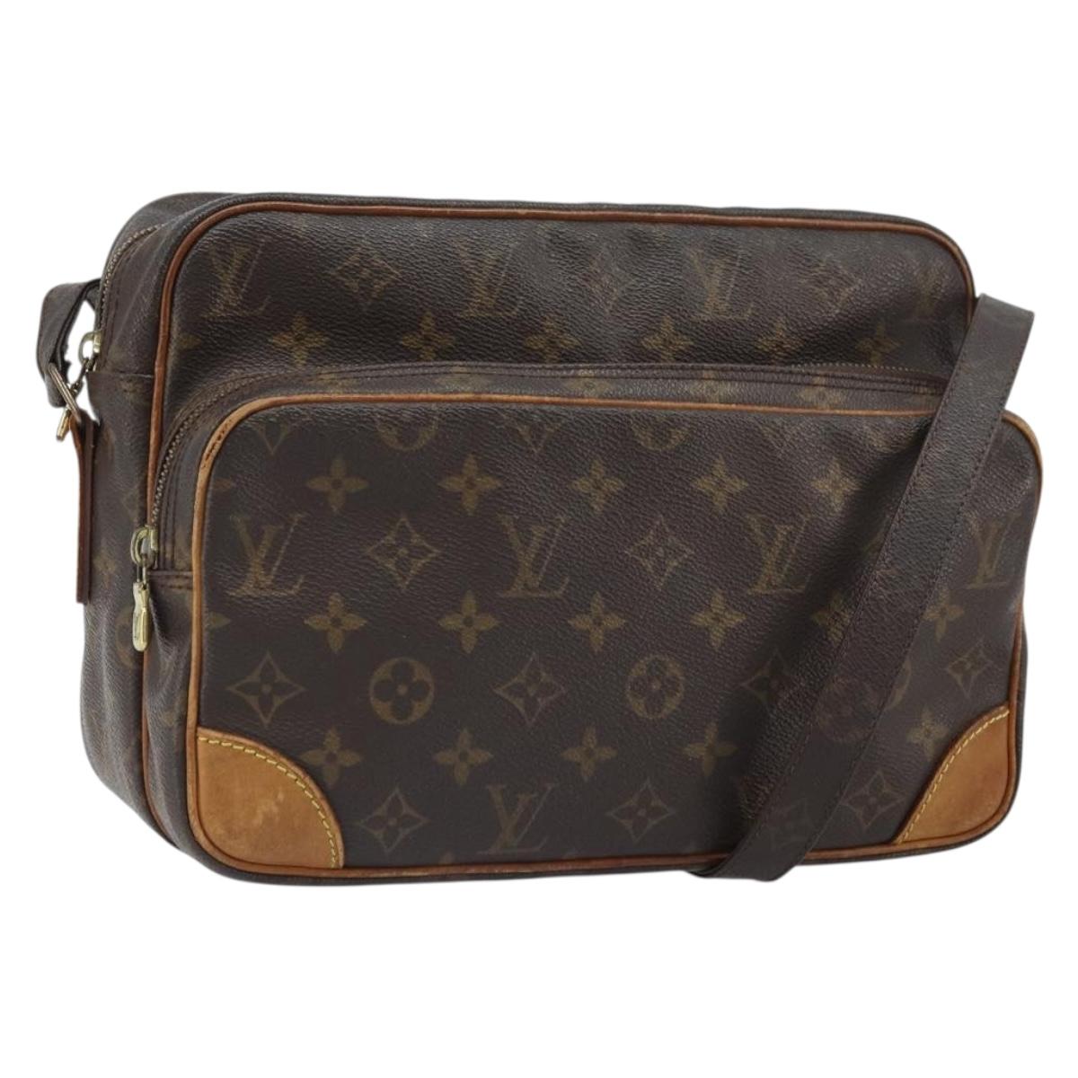 LOUIS VUITTON Monogram Nile Shoulder Bag M45244 LV Auth BA10834