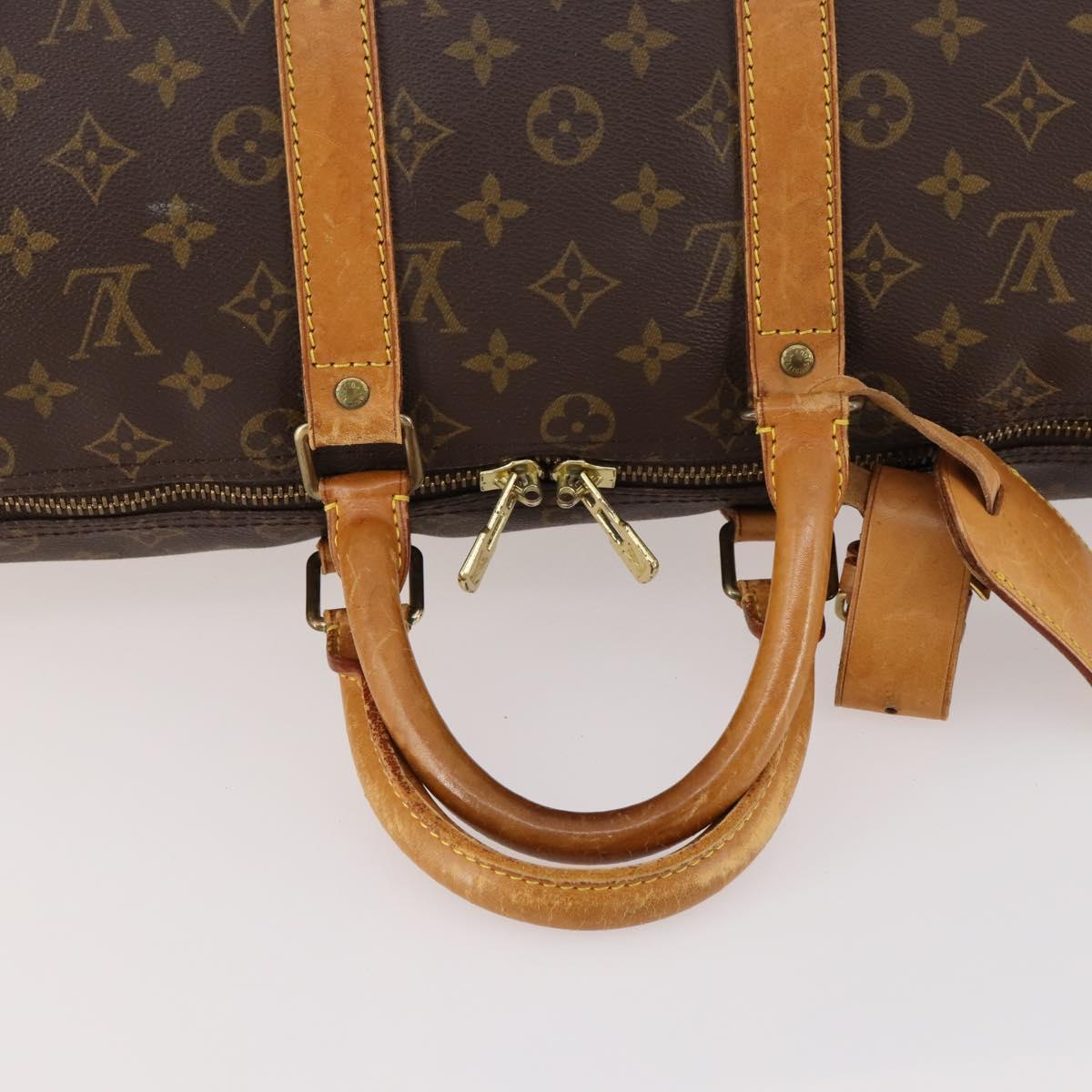 LOUIS VUITTON Monogram Keepall 45 Boston Bag M41428 LV Auth BA10835