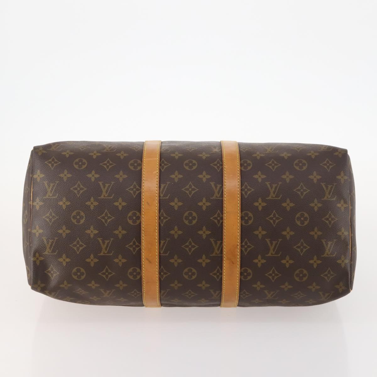 LOUIS VUITTON Monogram Keepall 45 Boston Bag M41428 LV Auth BA10835