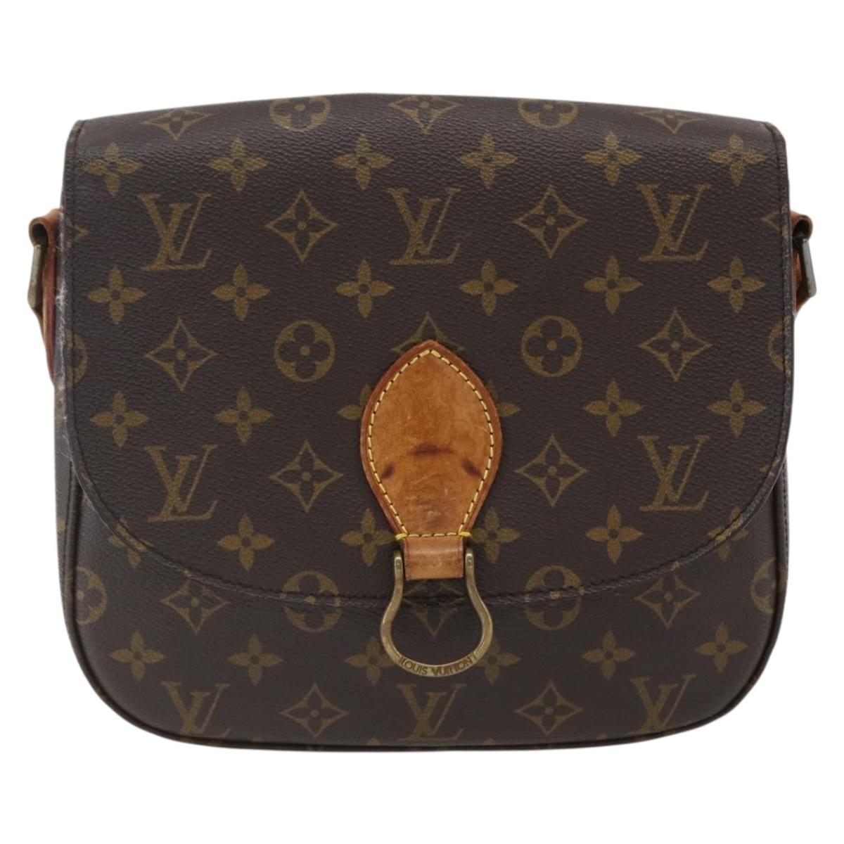LOUIS VUITTON Monogram Saint Cloud GM Shoulder Bag M51242 LV Auth BA10836