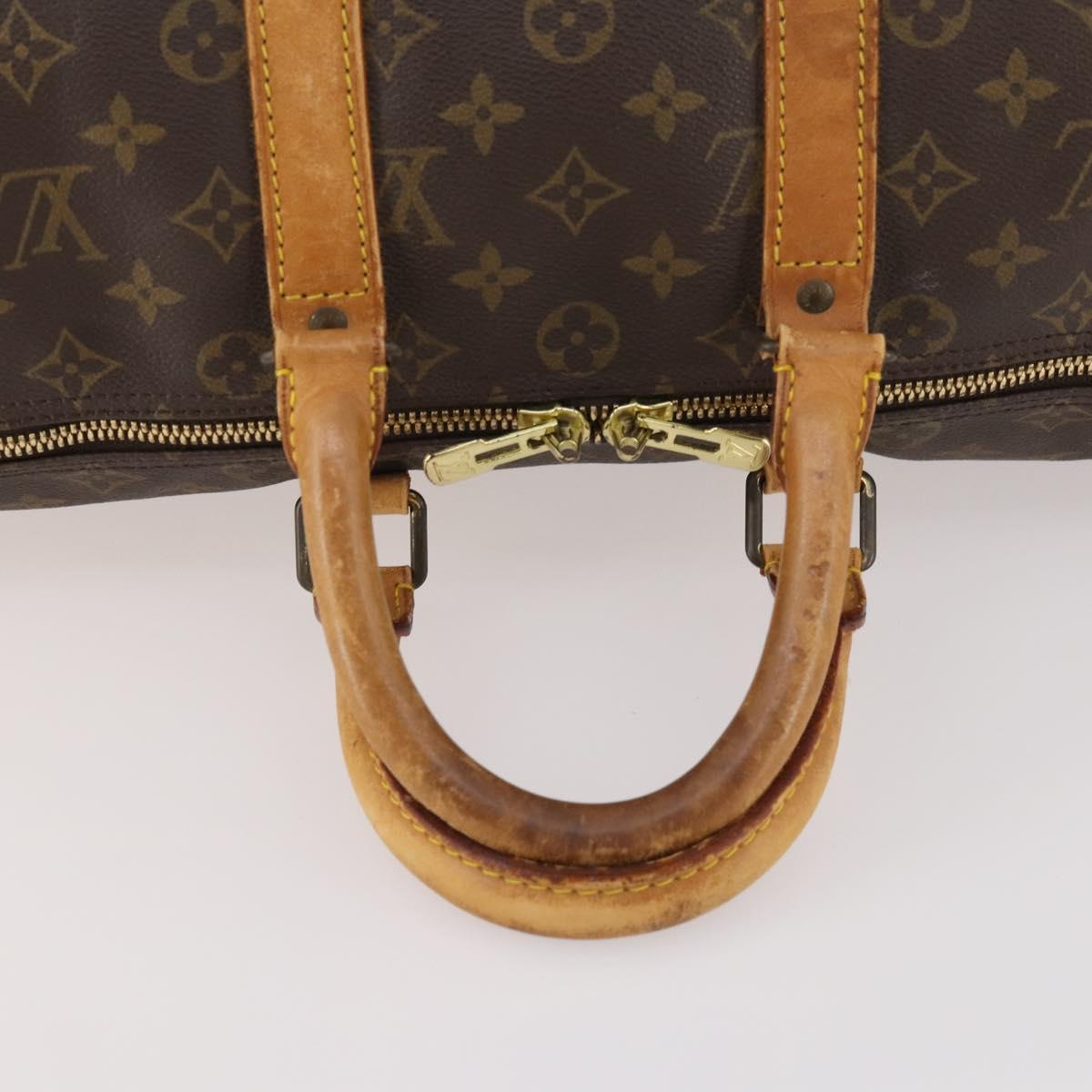 LOUIS VUITTON Monogram Keepall 45 Boston Bag M41428 LV Auth BA10838