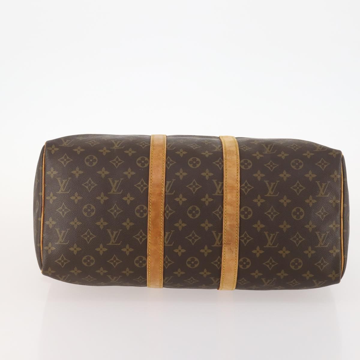 LOUIS VUITTON Monogram Keepall 45 Boston Bag M41428 LV Auth BA10838